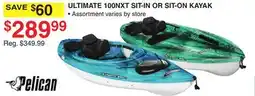 Dunham's Sports ULTIMATE 100NXT SIT-IN OR SIT-ON KAYAK offer