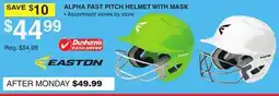 Dunham's Sports ALPHA FAST PITCH HELMET WITH MASK offer