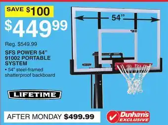 Dunham's Sports SFS POWER 54 91002 PORTABLE SYSTEM offer