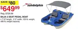 Dunham's Sports BAJA 5 SEAT PEDAL BOAT offer