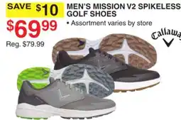 Dunham's Sports MEN'S MISSION V2 SPIKELESS GOLF SHOES offer