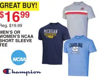 Dunham's Sports MEN'S OR WOMEN'S NCAA SHORT SLEEVE TEE offer