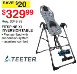 Dunham's Sports TEETER FITSPINE X1 INVERSION TABLE offer