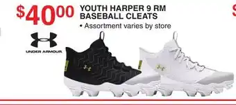 Dunham's Sports YOUTH HARPER 9 RM BASEBALL CLEATS offer