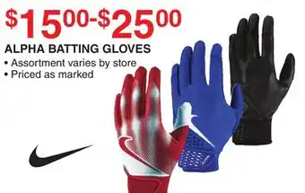 Dunham's Sports ALPHA BATTING GLOVES offer