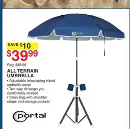 Dunham's Sports PORTAL ALL TERRAIN UMBRELLA offer