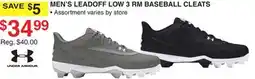 Dunham's Sports UNDER ARMOUR MEN'S LEADOFF LOW 3 RM BASEBALL CLEATS offer