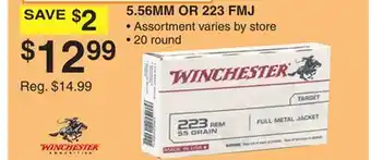 Dunham's Sports WINCHESTER 5.56MM OR 223 FMJ offer