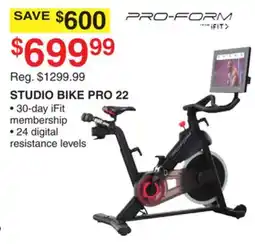 Dunham's Sports STUDIO BIKE PRO 22 offer