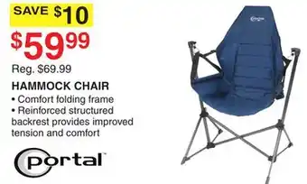 Dunham's Sports PORTAL HAMMOCK CHAIR offer