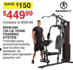 Dunham's Sports MWM-990 150 LB. HOME TRAINING SYSTEM offer