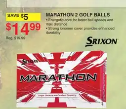 Dunham's Sports SRIXON MARATHON 2 GOLF BALLS offer