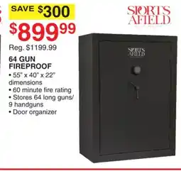 Dunham's Sports 64 GUN FIREPROOF offer