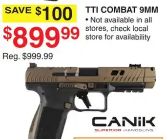 Dunham's Sports TTI COMBAT 9MM offer