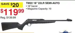 Dunham's Sports TM22 18 22LR SEMI-AUTO offer