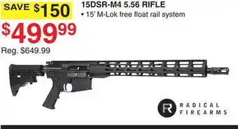 Dunham's Sports 15DSR-M4 5.56 RIFLE offer