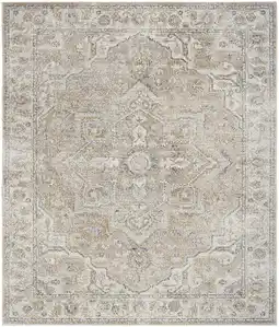 Walmart Nourison Astra Machine Washable Persian Beige 7'10 x 10' Area Rug (8x10) offer