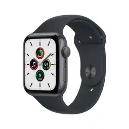 Walmart Apple Watch SE (1st Gen) GPS, 44mm Space Gray Aluminum Case with Midnight Sport Band - Regular offer