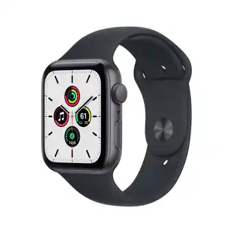 Walmart Apple Watch SE (1st Gen) GPS, 44mm Space Gray Aluminum Case with Midnight Sport Band - Regular offer