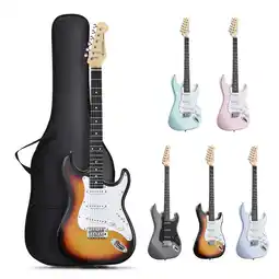 Walmart Donner 39in Electric Guitar Starter Kit w/Case, Amp, Tuner, Bag, Strap, Sunburst offer