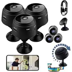 Walmart Gogusuu Clearance sale Webcam HD 1080P Camera Wireless Wifi Security Cam Night Vision Motion Detects offer