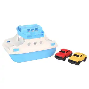 Walmart Green Toys Ferry Boat with Mini Play Vehicle Car Bath Toys, 100% Recycled Plastic offer