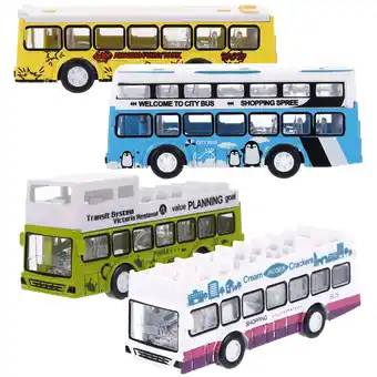 Walmart Simulation City Bus Toy Alloy Child Playsets Kids Toddler 4 Pcs offer