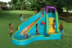 Walmart Little Tikes Slam 'n Curve Slide Infaltable Outdoors Kiddie Pool | 632914C offer