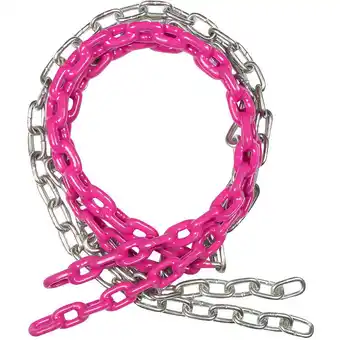 Walmart Swing Set Stuff Inc. 5.5 Ft. Coated Trapeze Chain Pair (Pink) offer