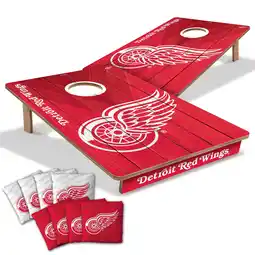 Walmart YouTheFan NHL Detroit Red Wings 2' x 3' Cornhole Game offer