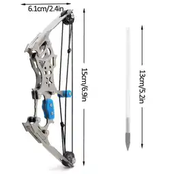 Walmart BYJCCAR Mini Bow & Arrow Set Portable for Outdoor Shooting Toy 6.9/7.5 Inch - Leisure Outdoor Toys offer