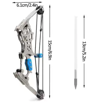 Walmart BYJCCAR Mini Bow & Arrow Set Portable for Outdoor Shooting Toy 6.9/7.5 Inch - Leisure Outdoor Toys offer