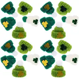 Walmart 25 Pcs Mini Knit Hat Irish Ornament Mini St Patrick' S Hats Saint Patrick Mini Ornaments offer