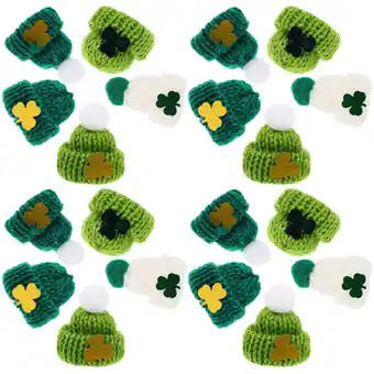 Walmart 25 Pcs Mini Knit Hat Irish Ornament Mini St Patrick' S Hats Saint Patrick Mini Ornaments offer