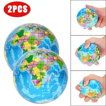 Walmart Kiplyki 2PCS Stress Relief World Map Ball offer