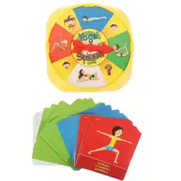 Walmart Yoga Spinners Exercise Board Game for Kids Family Workout offer