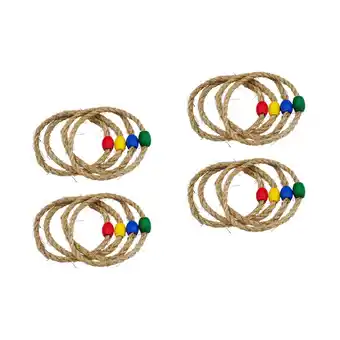 Walmart 16 PCS Interesting Twine Ring Throwing Ring Toys Outdoor Throwing Ring Game Set offer