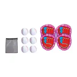 Walmart yotijay Toss and ing Game Set Kid Toy Toss and ing Game for Adults Yard Backya pink with Tennis offer