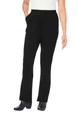 Walmart Woman Within Women's Plus Size Tall Bootcut Ponte Stretch Knit Pant offer