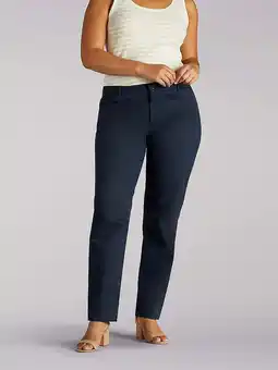 Walmart Lee Women's Plus Relaxed Fit Straight Leg Pants offer