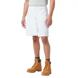 Walmart Dickies Men's Relaxed Fit Carpenter Painter Shorts - 11, White, 32 offer