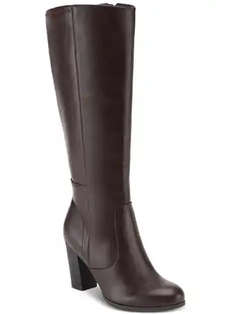 Walmart Style & Co. Womens Addyy Extra Wide Calf Faux Leather Knee-High Boots offer