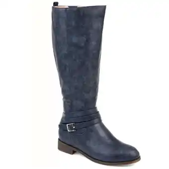 Walmart Journee Womens Ivie Tru Comfort Foam Stacked Heel Riding Boots offer