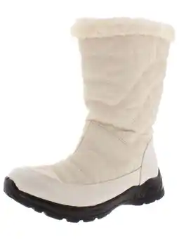 Walmart Easy Street Womens Cuddle Quilted Faux Fur Winter Boots offer