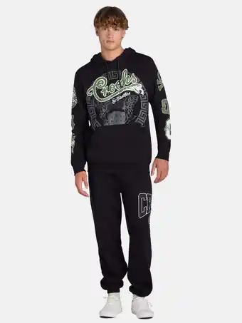 Walmart Crooks & Castles Men's Green Medusa Graphic Hoodie Sweatshirt, Sizes XS-3XL offer