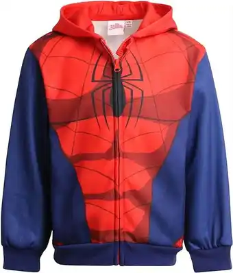 Walmart Marvel Boys' Avengers Sweatshirt - Spider-Man, Venom & Hulk Full Zip Up Hoodie Sweatshirt (3T-12) offer