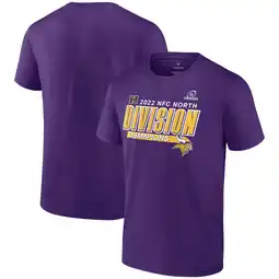 Walmart Men's Purple Minnesota Vikings 2022 NFC North Division Champions Divide & Conquer T-Shirt offer