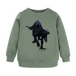 Walmart Toddler Sweatshirt Boy Long Sleeve Crew Neck Print Casual Comfortable Pullover Hooded 2-3 Years offer