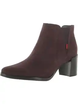 Walmart Marc Joseph Womens Amsterdam Leather Stacked Heel Ankle Boots offer