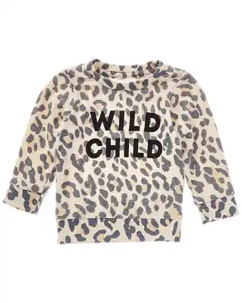 Walmart Sol Angeles girls Cheetah Pullover, 3M offer